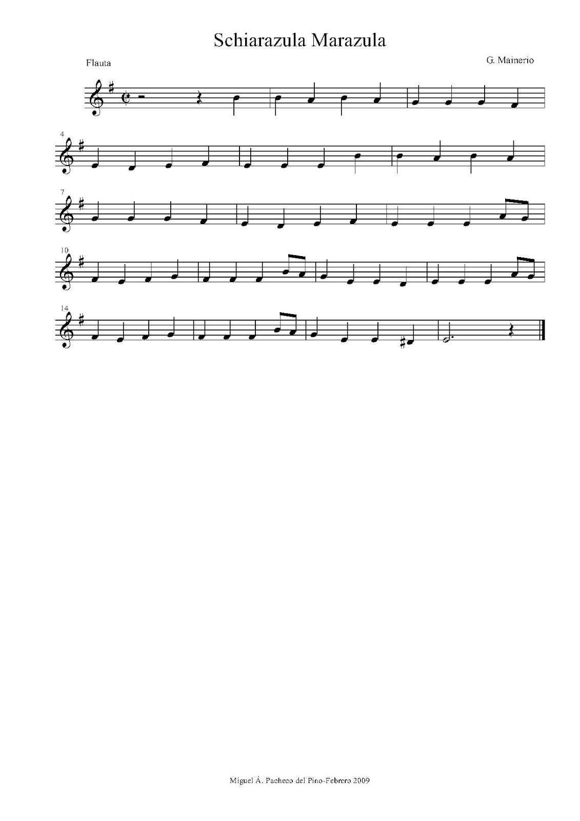 MÚSICA IES "LOS NAVALMORALES" (Toledo) Miguel Á Pacheco del Pino